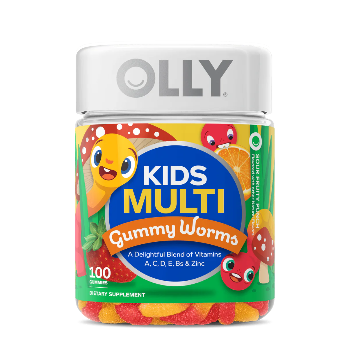 Kids Multi Worms 100 Count