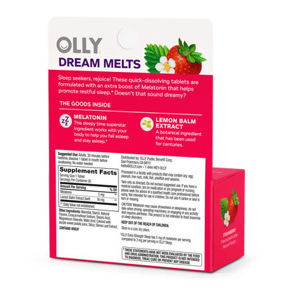 Fast Dissolves Extra Strength Sleep