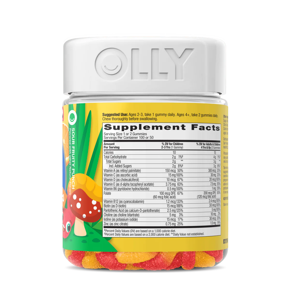 Kids Multi Worms 100 Count