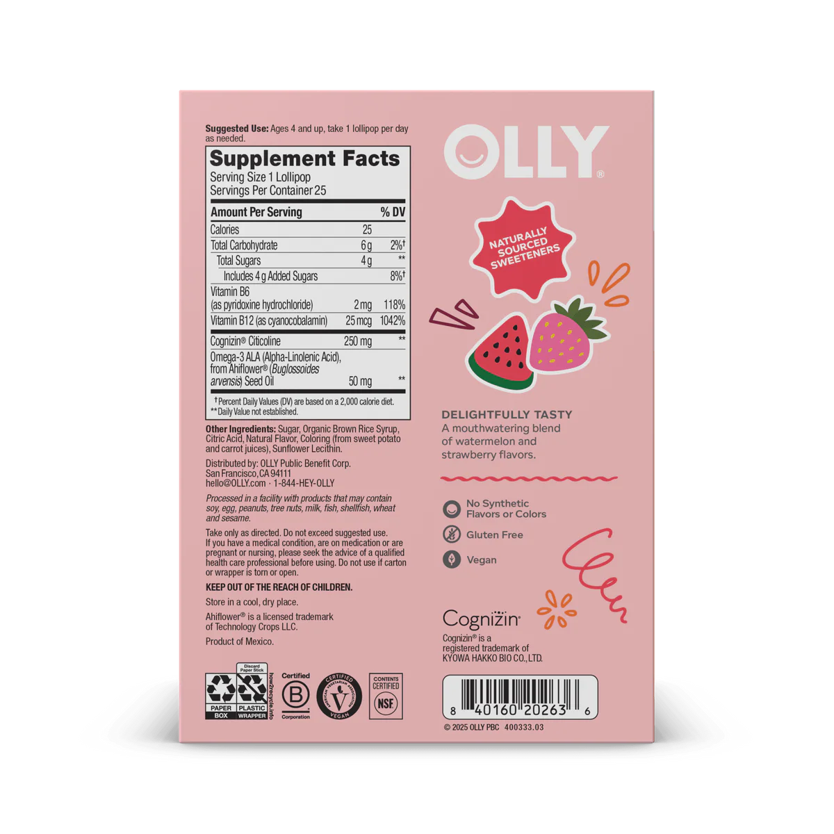 Focus Buddies L'OLLY Pops