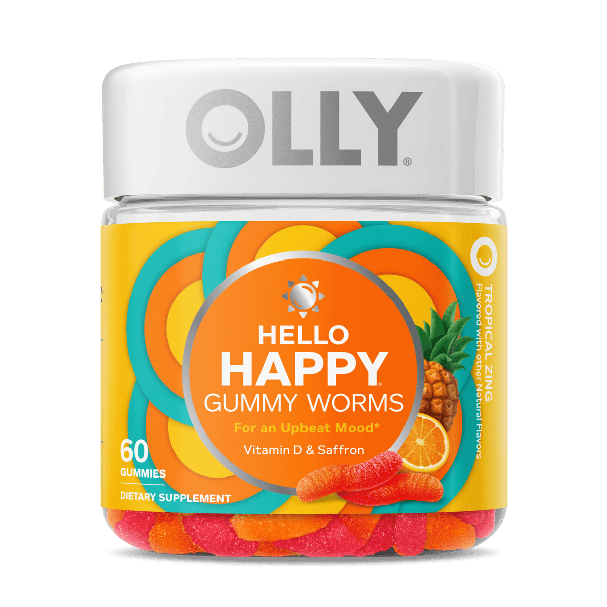 Hello Happy Gummy Worms